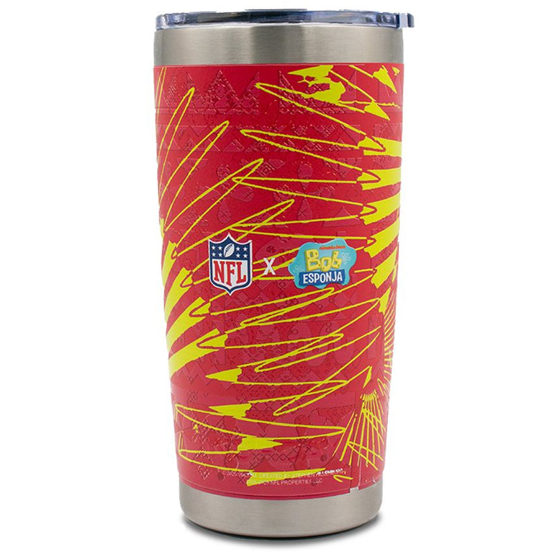 Termo Super Bowl LIX 20 oz NFL x Bob Esponja Rojo