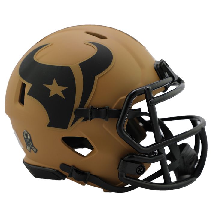 Minicasco Houston Texans Speed Salute to Service 2023 Riddell