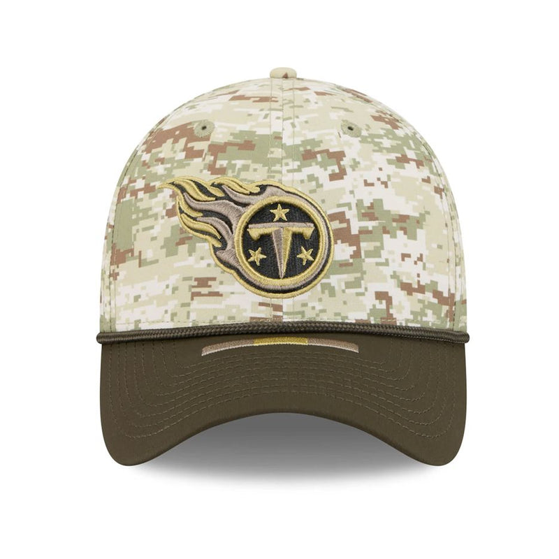 Gorra 39THIRTY Tennessee Titans Salute to Service 2025 New Era Camuflaje
