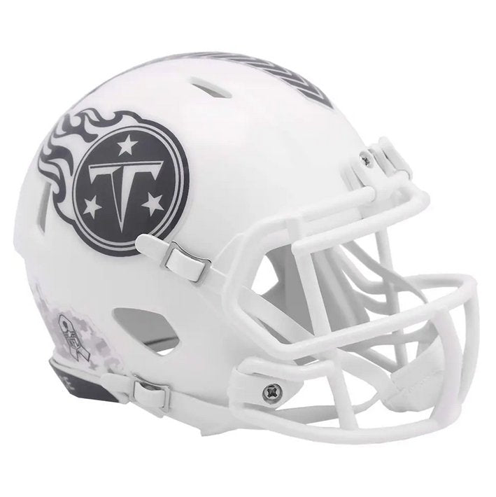 Minicasco Tennessee Titans Speed Salute to Service 2024 Riddell