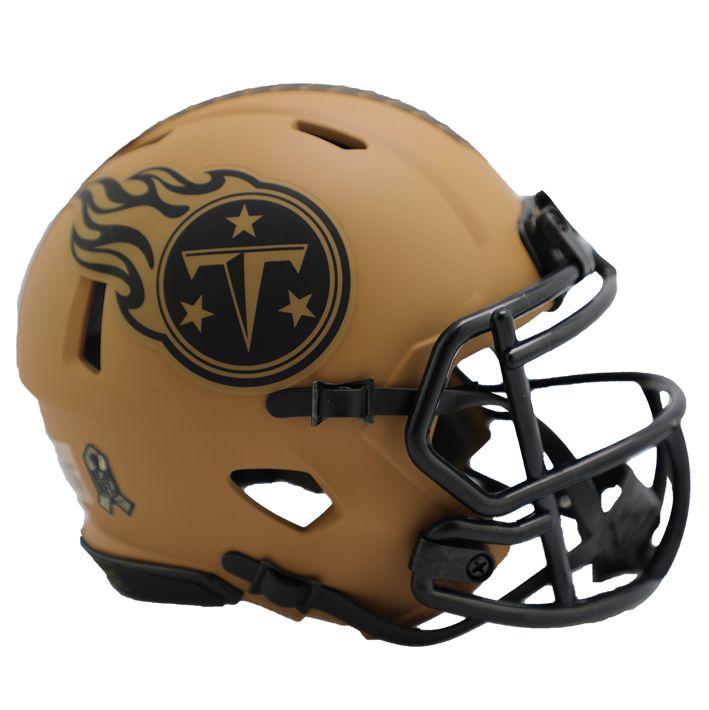 Minicasco Tennessee Titans Speed Salute to Service 2023 Riddell