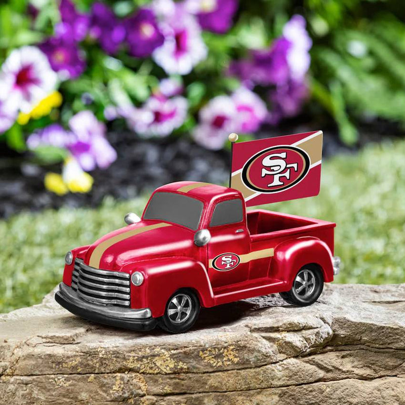 Camioneta Coleccionable San Francisco 49ers Truck Statue Evergreen Verde