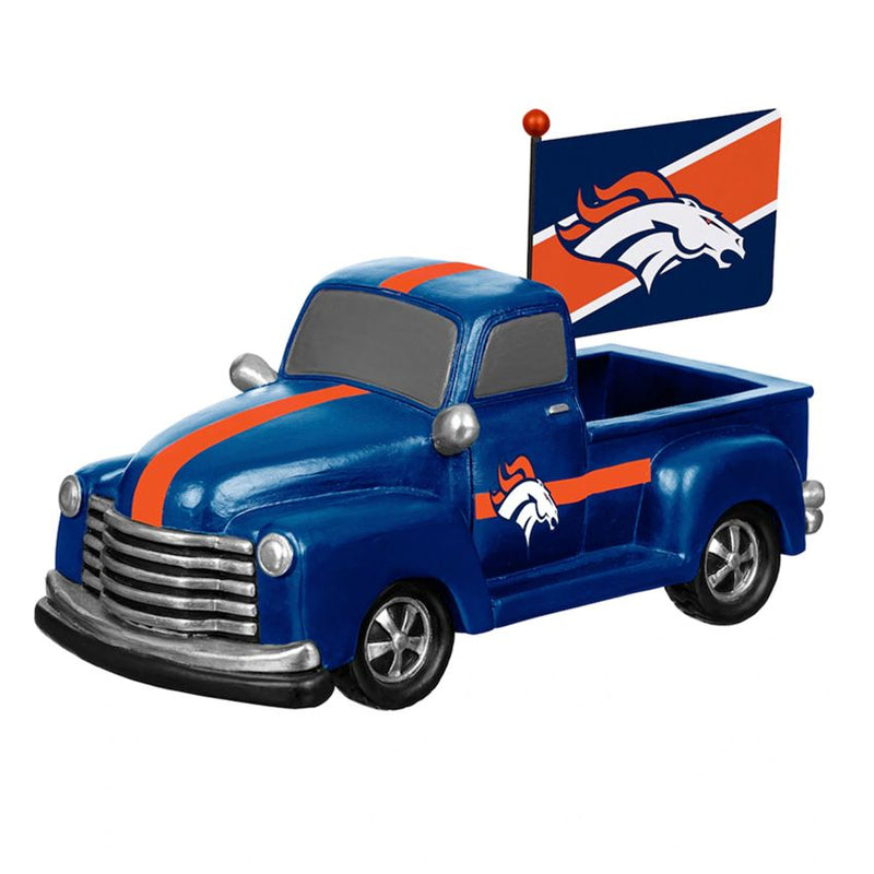 Camioneta Coleccionable Denver Broncos Truck Statue Evergreen Verde