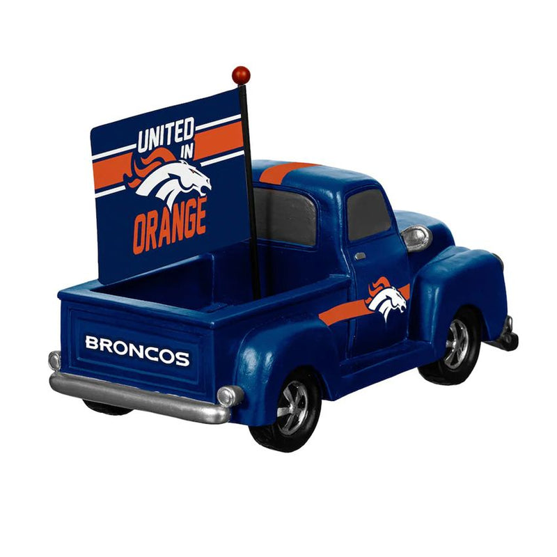 Camioneta Coleccionable Denver Broncos Truck Statue Evergreen Verde