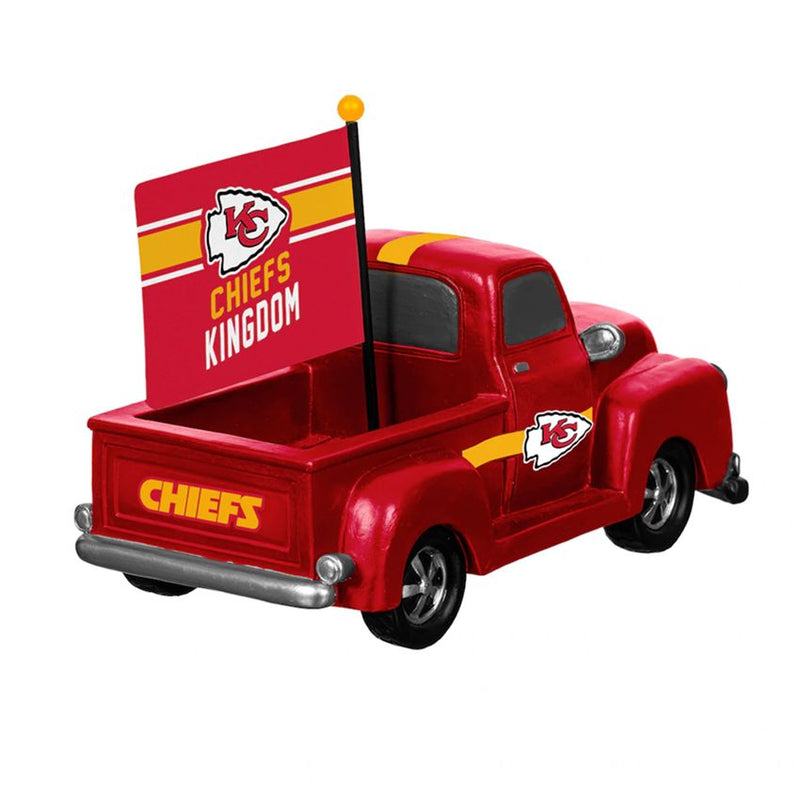Camioneta Coleccionable Kansas City Chiefs Truck Statue Evergreen Verde