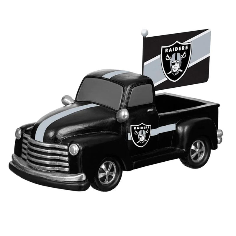 Camioneta Coleccionable Las Vegas Raiders Truck Statue Evergreen Verde