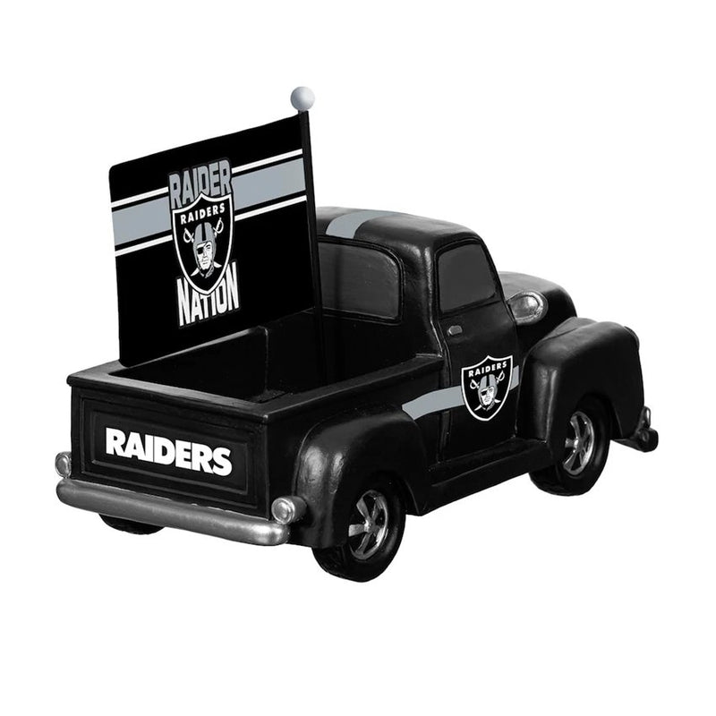 Camioneta Coleccionable Las Vegas Raiders Truck Statue Evergreen Verde