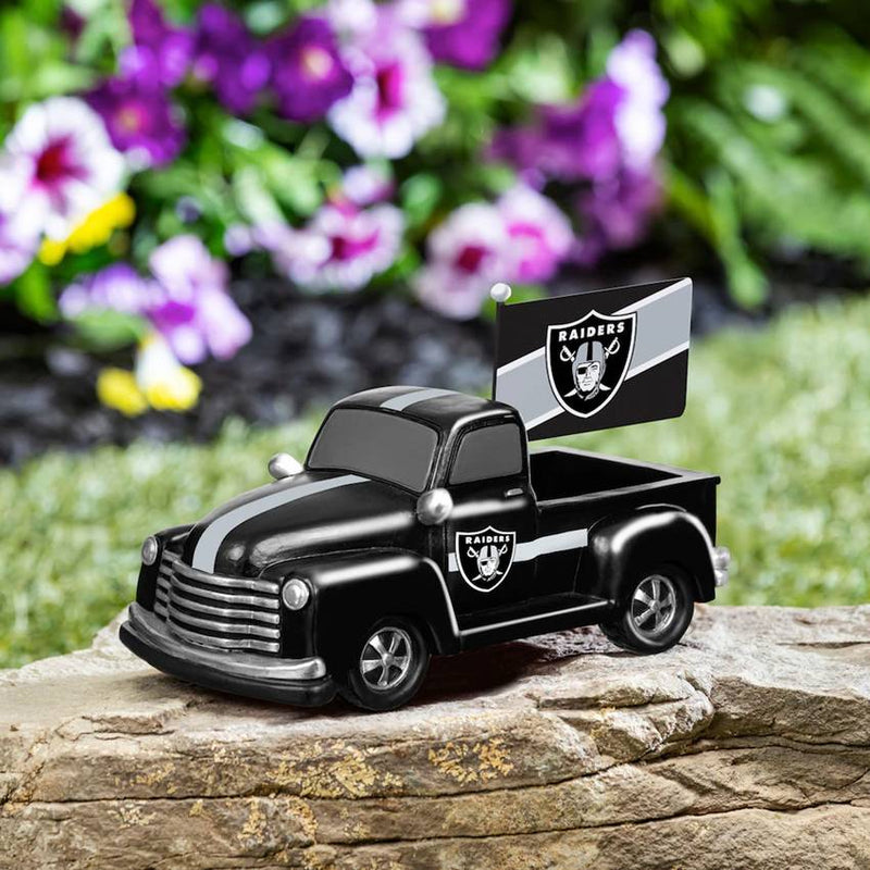 Camioneta Coleccionable Las Vegas Raiders Truck Statue Evergreen Verde