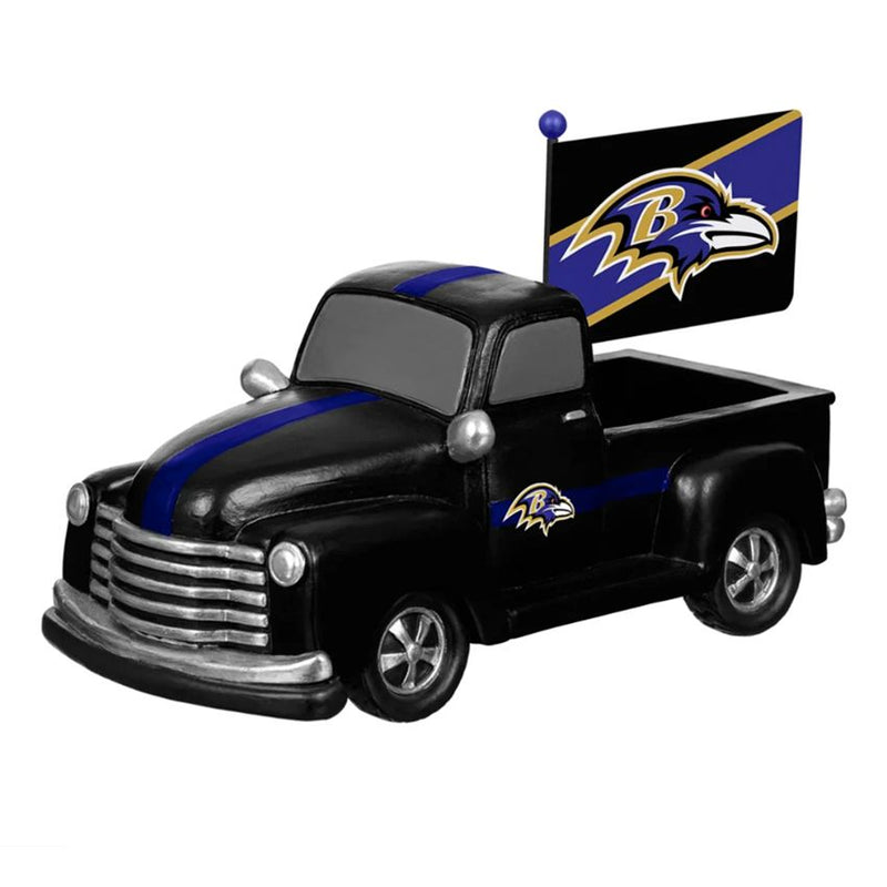 Camioneta Coleccionable Baltimore Ravens Truck Statue Evergreen Verde