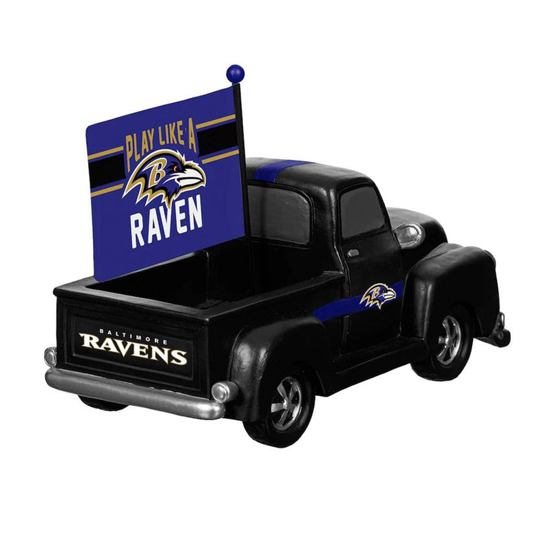 Camioneta Coleccionable Baltimore Ravens Truck Statue Evergreen Verde