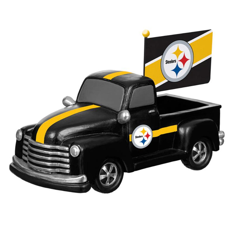 Camioneta Coleccionable Pittsburgh Steelers Truck Statue Evergreen Verde