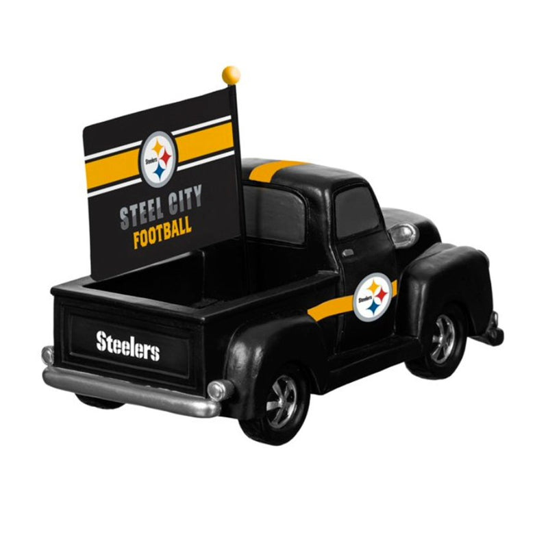 Camioneta Coleccionable Pittsburgh Steelers Truck Statue Evergreen Verde