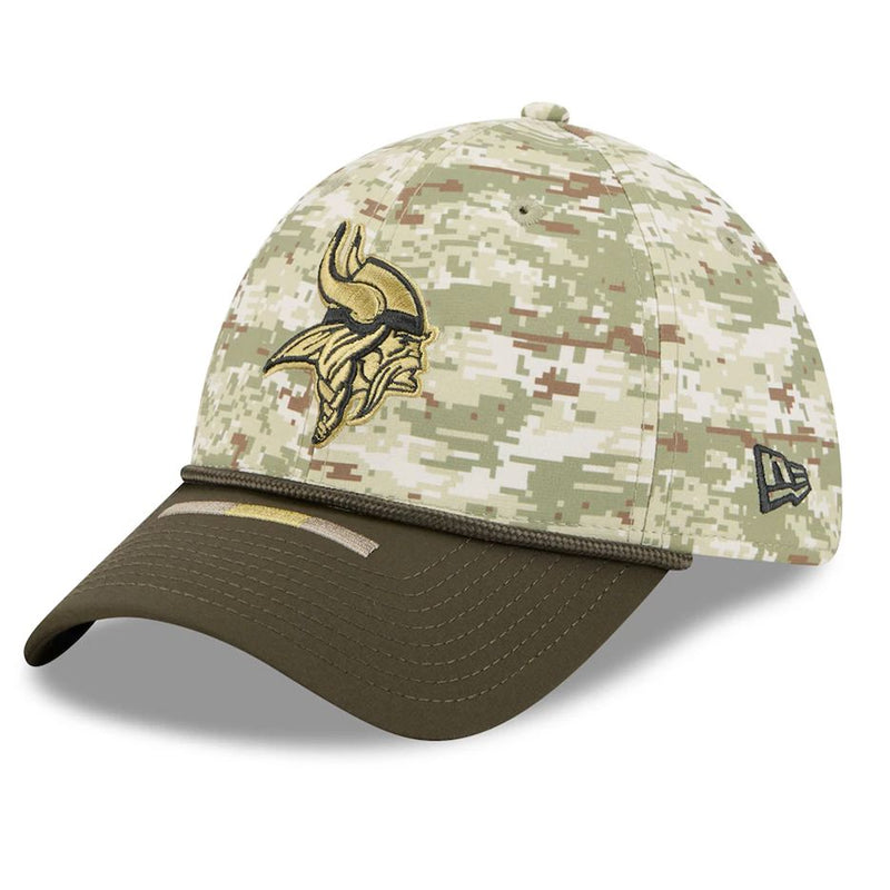 Gorra 39THIRTY Minnesota Vikings Salute to Service 2025 New Era Camuflaje