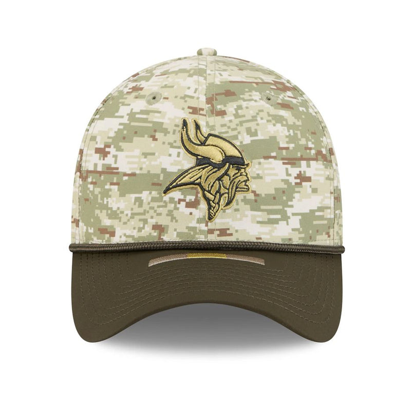 Gorra 39THIRTY Minnesota Vikings Salute to Service 2025 New Era Camuflaje