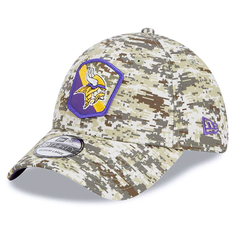 Gorra 39THIRTY Minnesota Vikings Salute to Service 2023 New Era Camuflaje