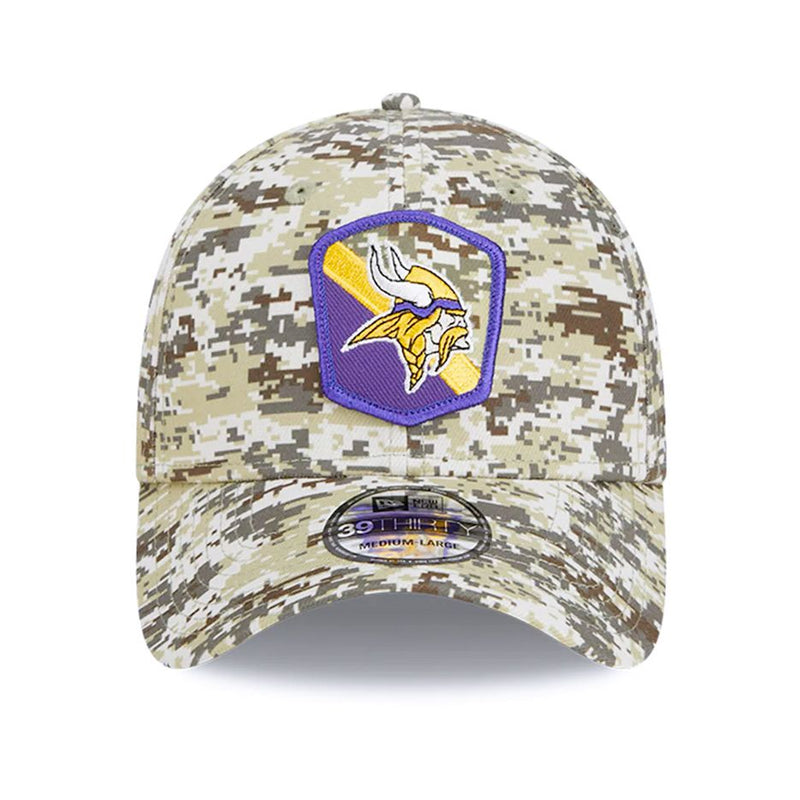 Gorra 39THIRTY Minnesota Vikings Salute to Service 2023 New Era Camuflaje