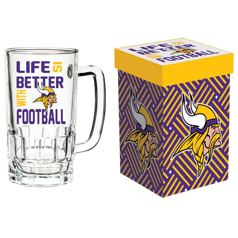 Tarro Minnesota Vikings Boxed 18 oz Evergreen