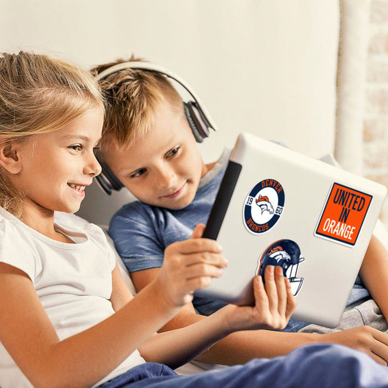Calcomanía Denver Broncos Fan Pack 6 WinCraft