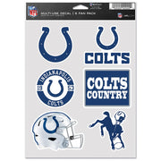 Calcomanía Indianapolis Colts Fan Pack 6 WinCraft
