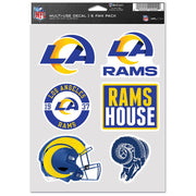 Calcomanía Los Angeles Rams Fan Pack 6 WinCraft