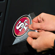 Calcomanía San Francisco 49ers Perfect Cut 4x4 WinCraft
