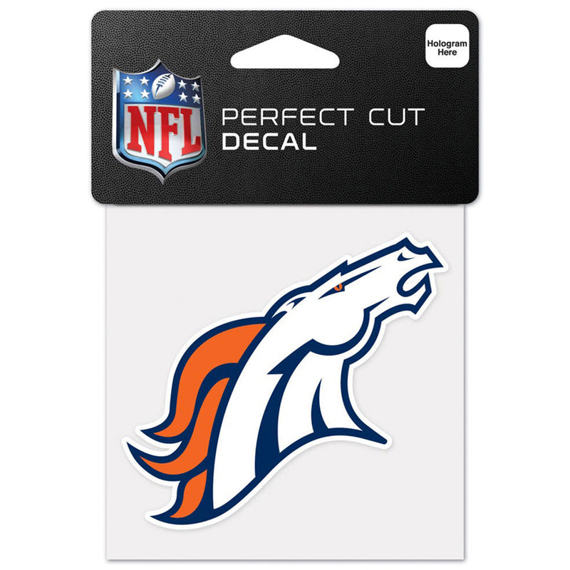Calcomanía Denver Broncos Perfect Cut 4x4 WinCraft