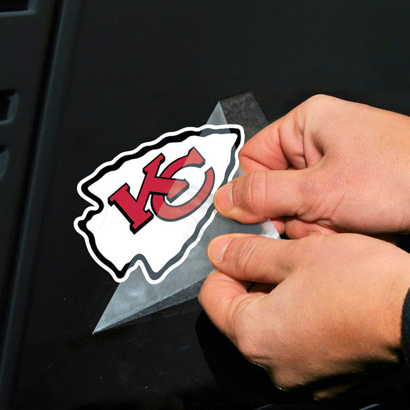 Calcomanía Kansas City Chiefs Perfect Cut 4x4 WinCraft