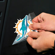 Calcomanía Miami Dolphins Perfect Cut 4x4 WinCraft