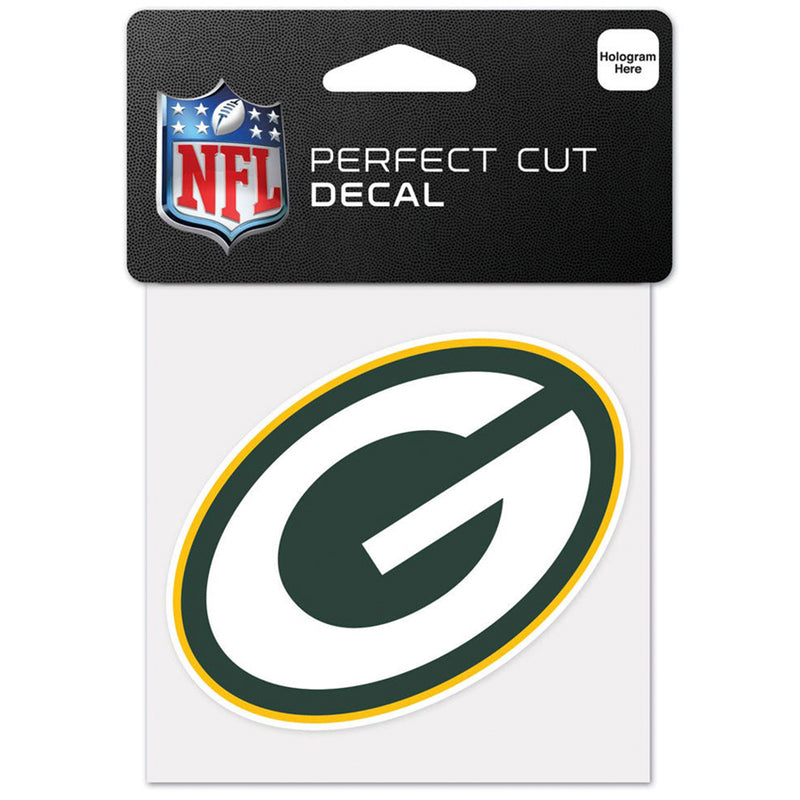 Calcomanía Green Bay Packers Perfect Cut 4x4 WinCraft