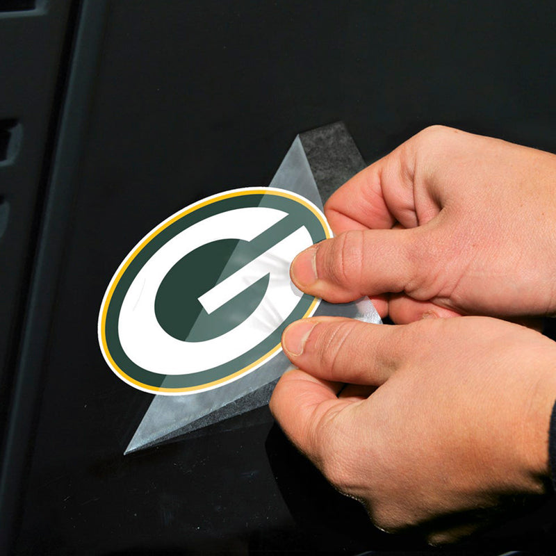 Calcomanía Green Bay Packers Perfect Cut 4x4 WinCraft