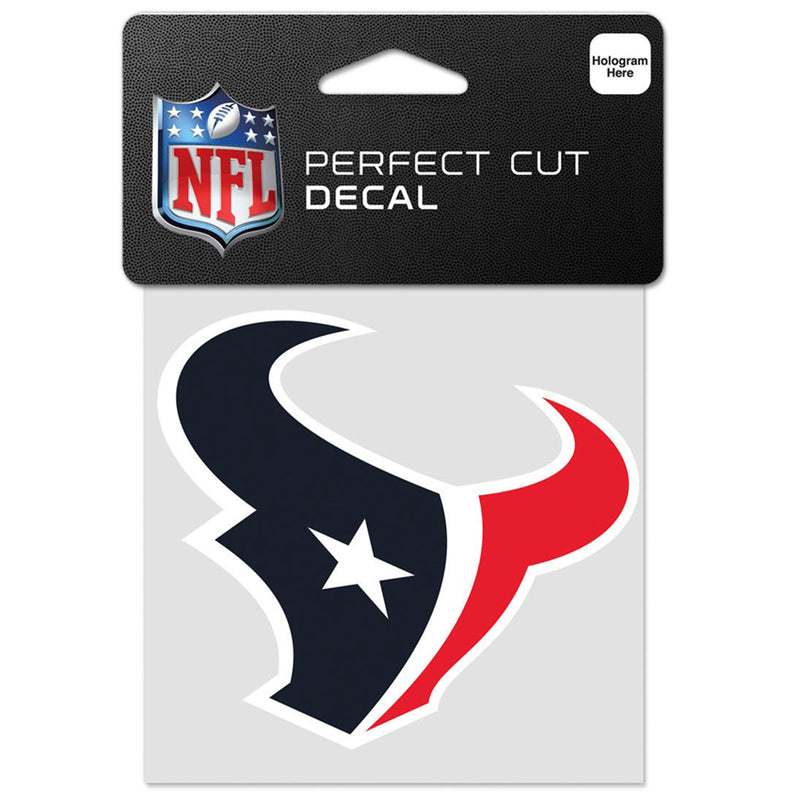 Calcomanía Houston Texans Perfect Cut 4x4 WinCraft