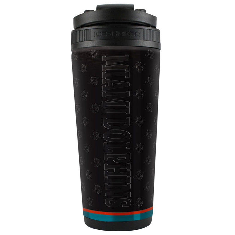 Termo Miami Dolphins Ice Shaker Midnight 26 oz WinCraft