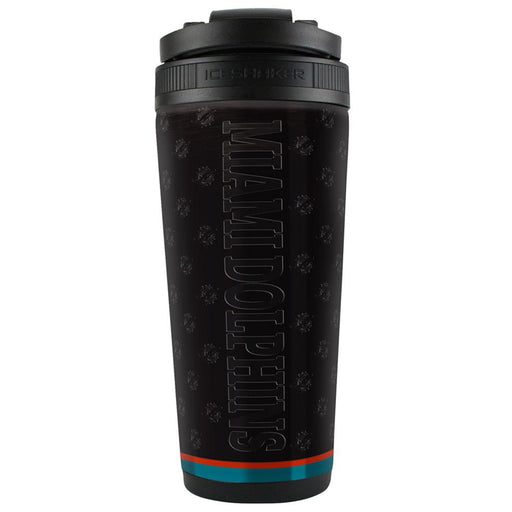 Termo Miami Dolphins Ice Shaker Midnight 26 oz WinCraft