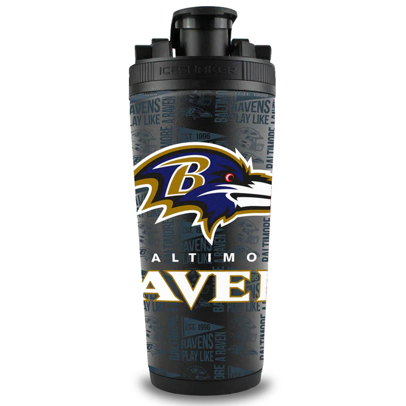 Termo Baltimore Ravens Ice Shaker Sports 26 oz WinCraft