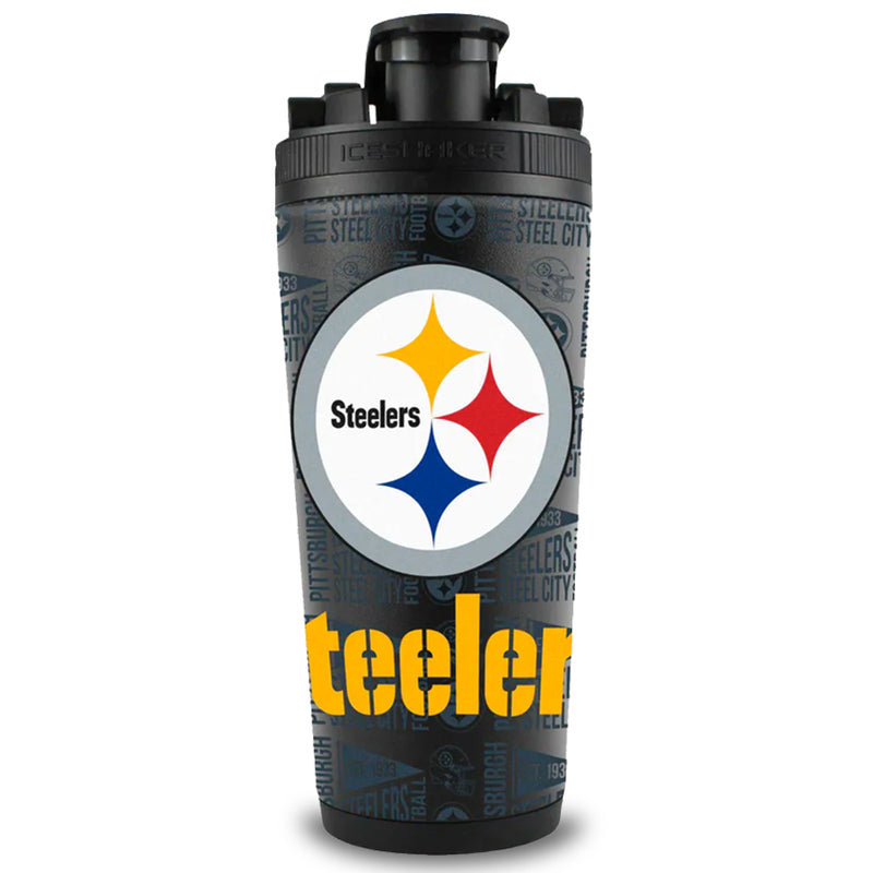 Termo Pittsburgh Steelers Ice Shaker Sports 26 oz WinCraft