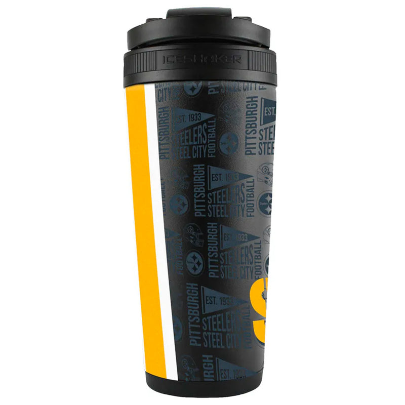 Termo Pittsburgh Steelers Ice Shaker Sports 26 oz WinCraft