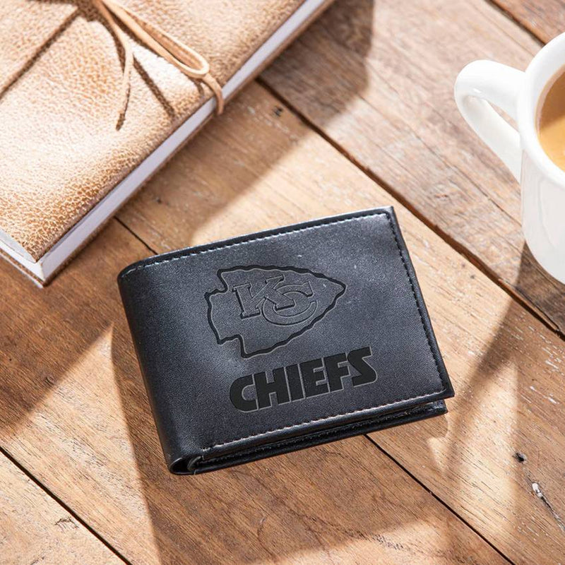 Cartera Kansas City Chiefs Bi-Fold Evergreen Verde