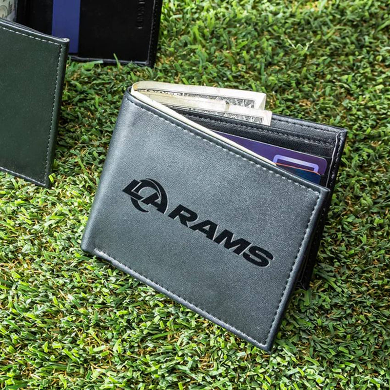 Cartera Los Angeles Rams Bi-Fold Evergreen Verde