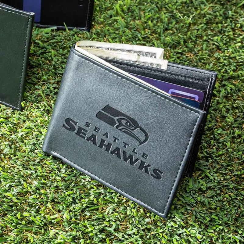 Cartera Seattle Seahawks Bi-Fold Evergreen Verde