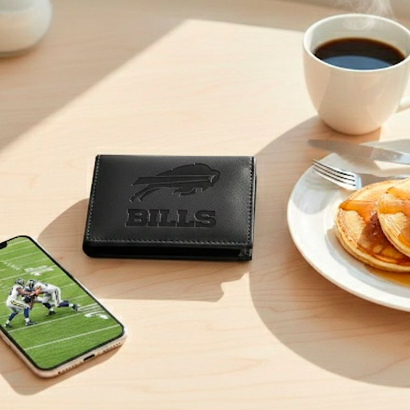Cartera Buffalo Bills Tri-Fold Evergreen Verde