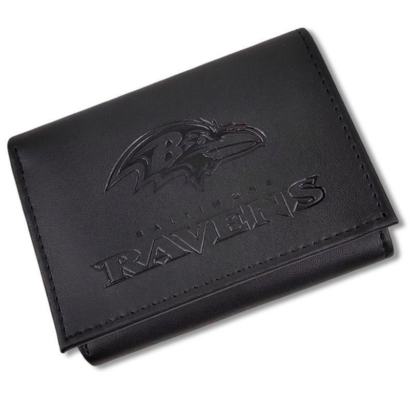 Cartera Baltimore Ravens Tri-Fold Evergreen Verde